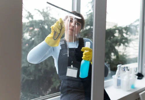 Nettoyage de vitres intérieures et extérieures à Thénioux
